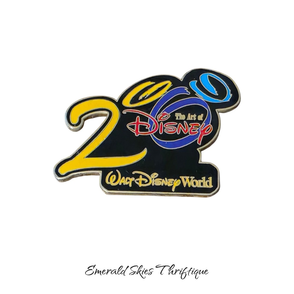 Disney Pin - The Art Of Disney Logo - Swirl Mickey Head Icon free ship